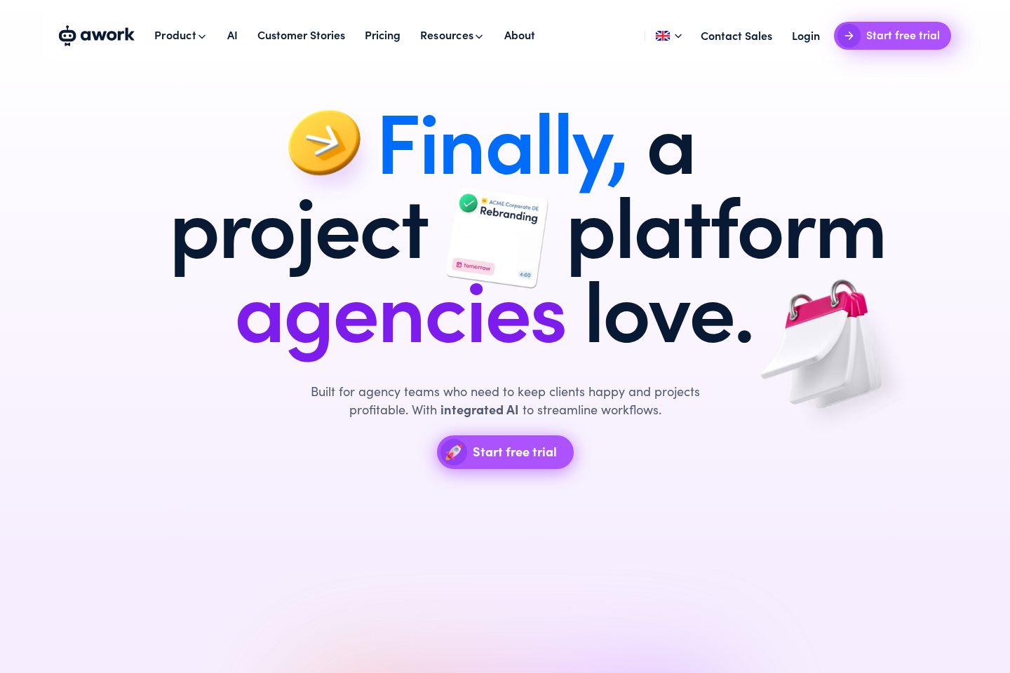 Awork website preview