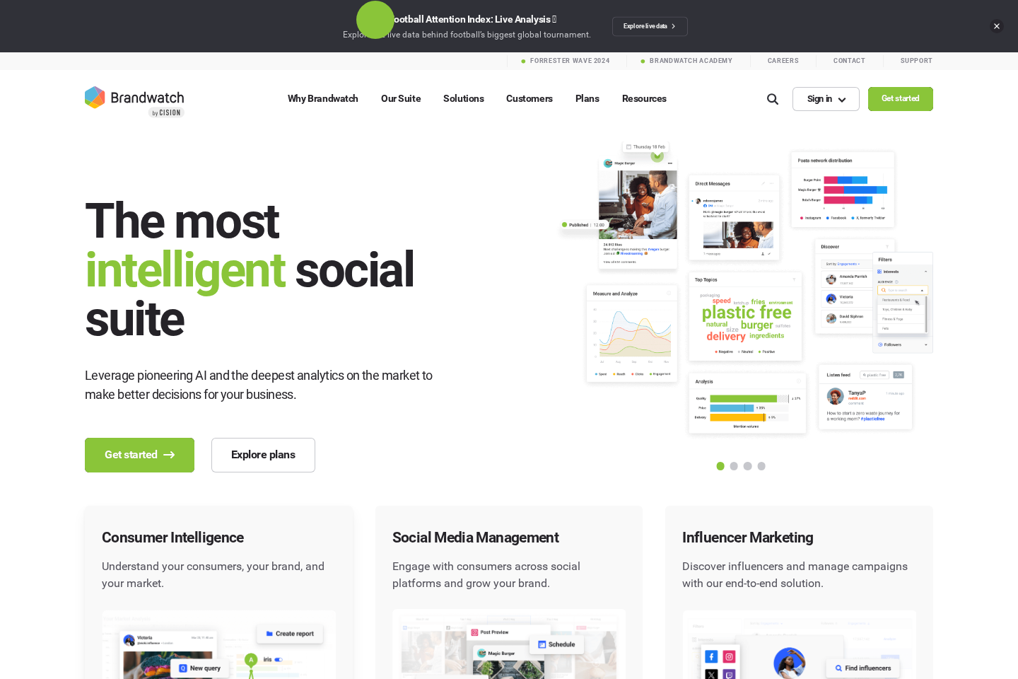 Brandwatch website preview