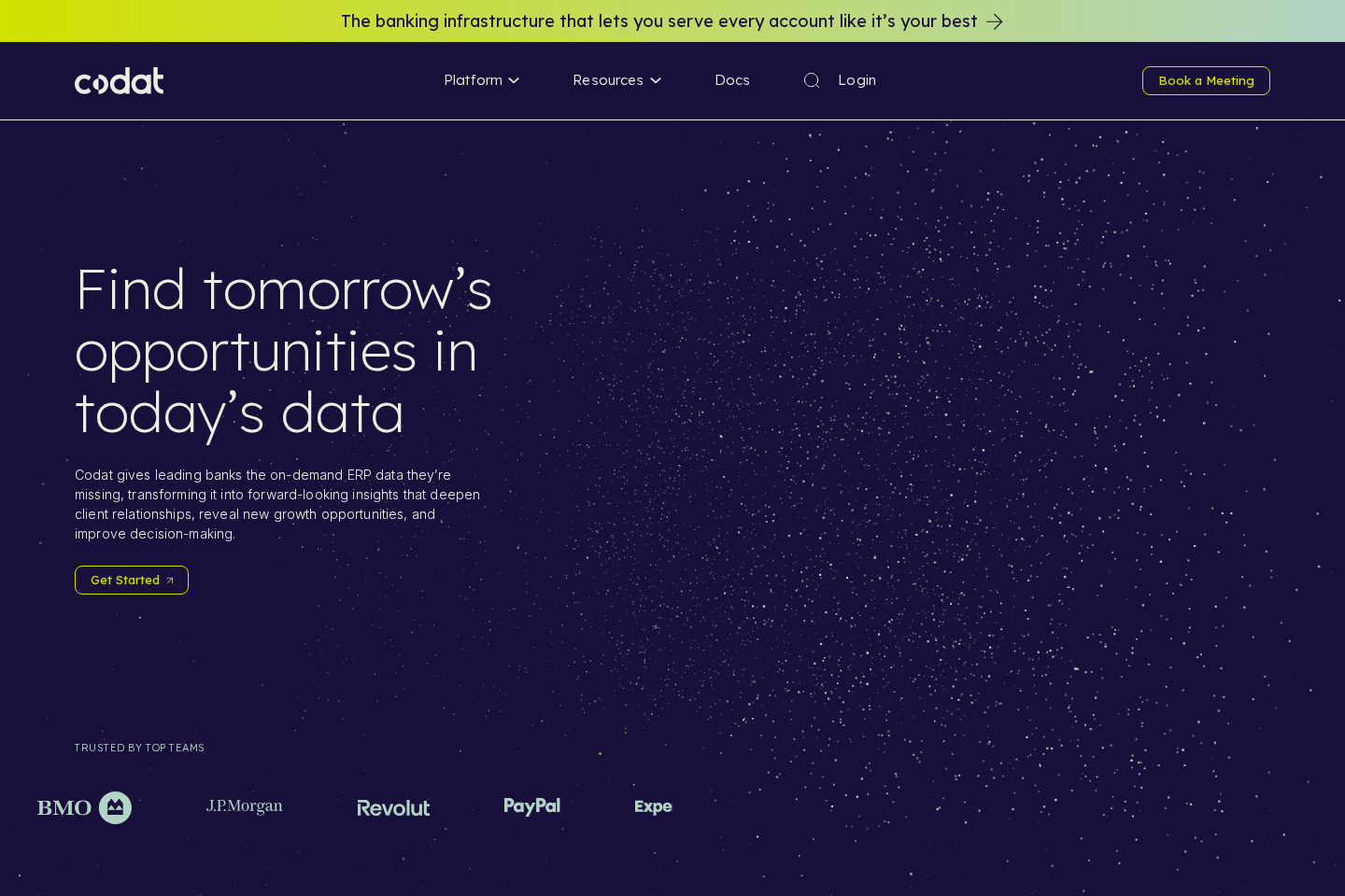 Codat website preview