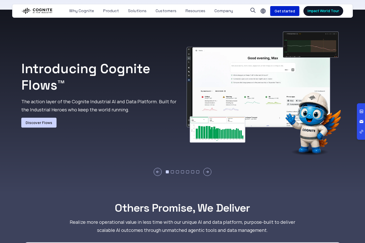 Cognite website preview