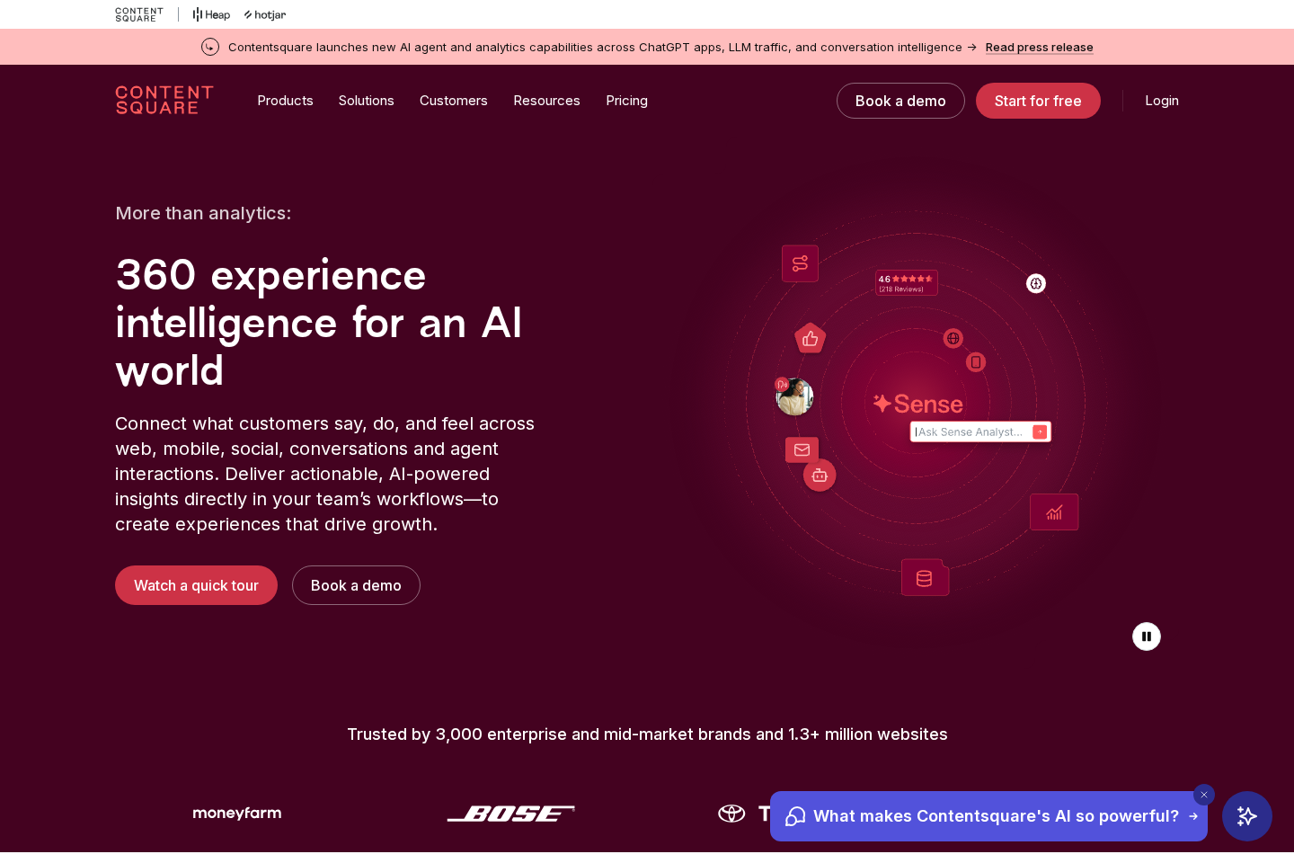 Contentsquare website preview
