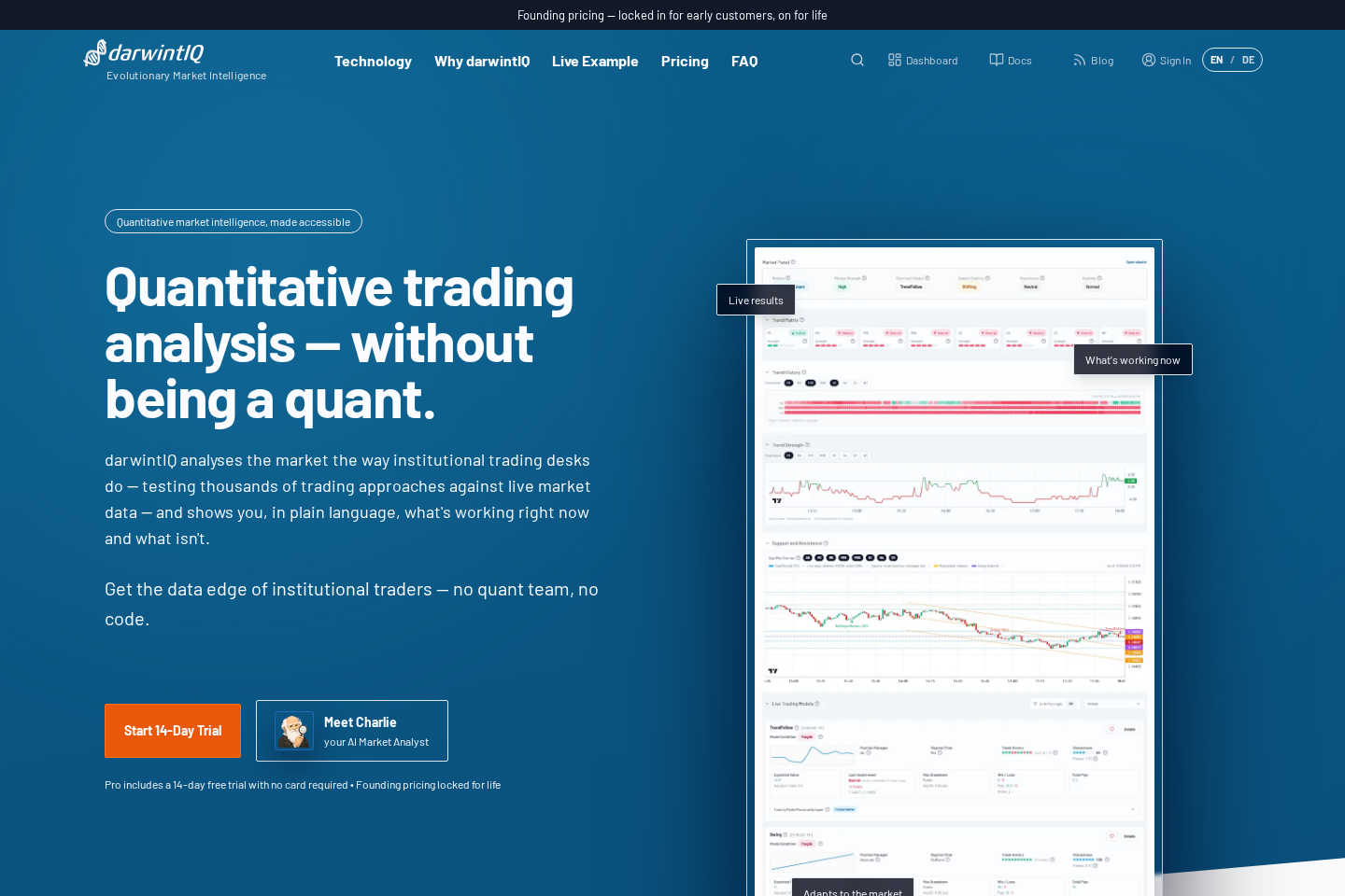 darwintIQ website preview
