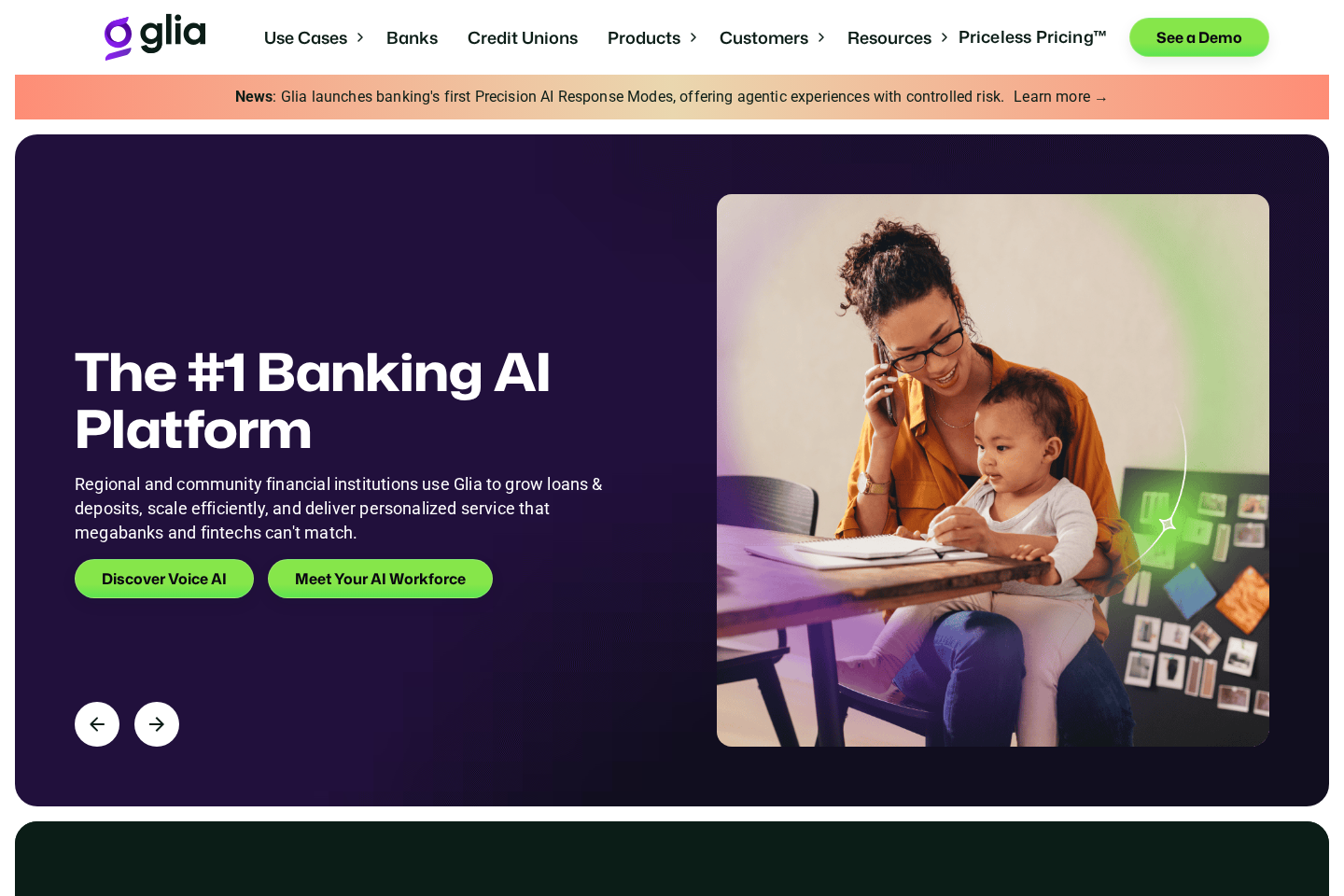 Glia website preview