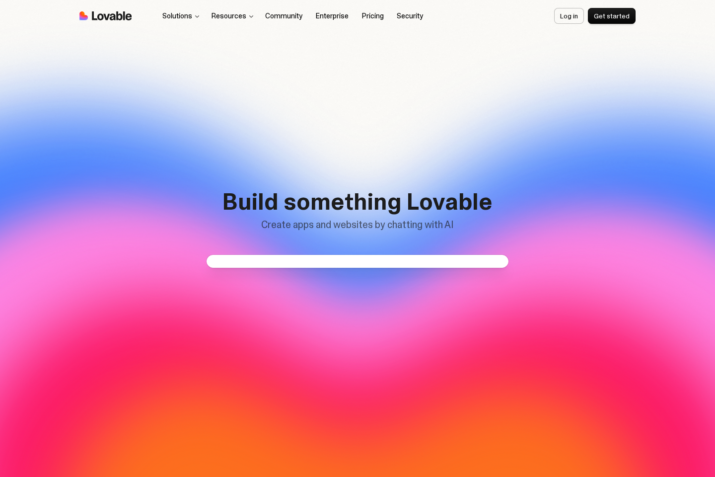 Lovable website preview