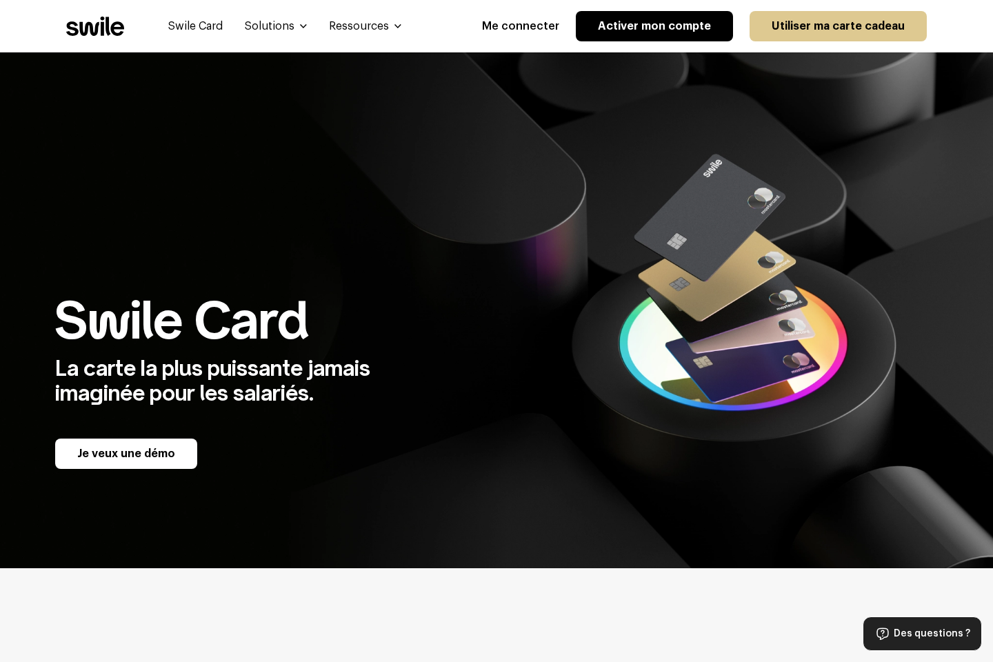 Swile website preview