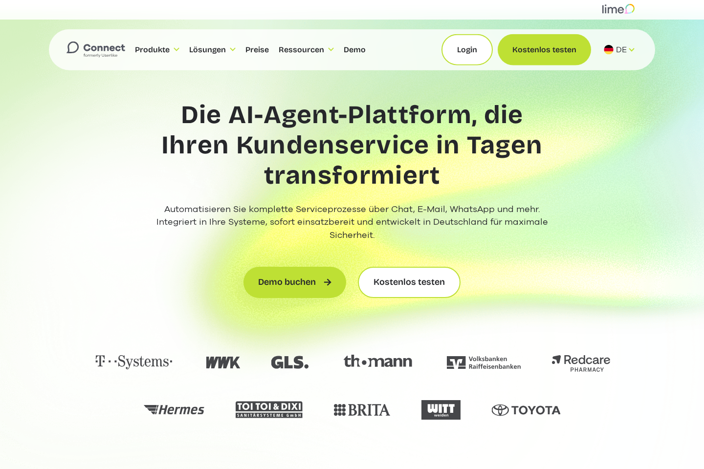 Userlike website preview